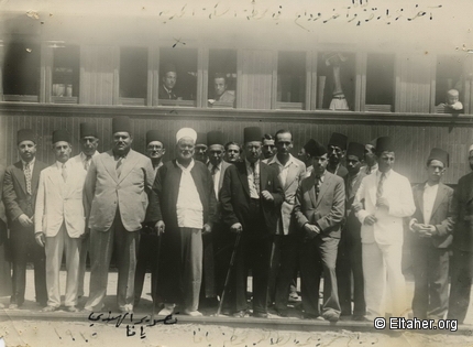 1935 - Eltaher leaving Jaffa by train 1935